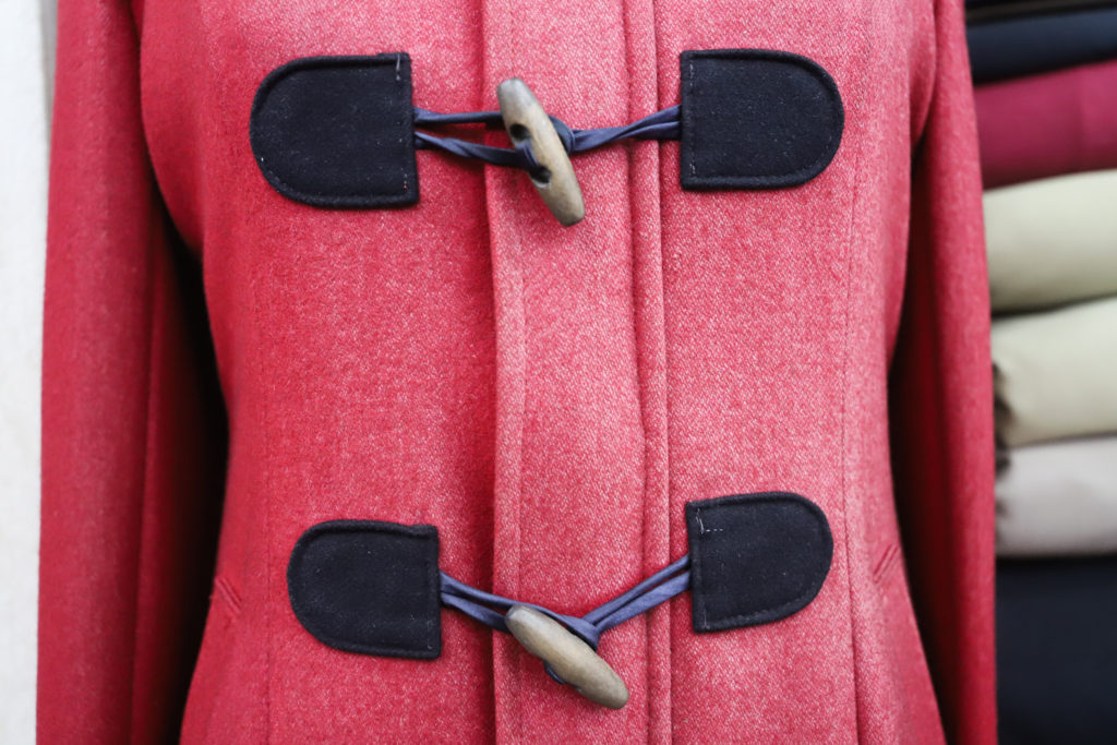 Pink Peacoat Buttons